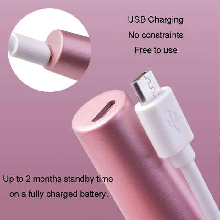 Electrical Nail Polisher Multifunctional Nail Polish Remover Pen Nail Sharpener, Red, Rose Gold, ...