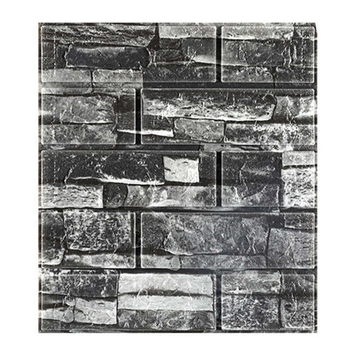 35x38.5cm 3D Self-Stick Wallpaper Soft Wrapping Waterproof Wall Sticker, 3mm Thickness, 5mm Thick...