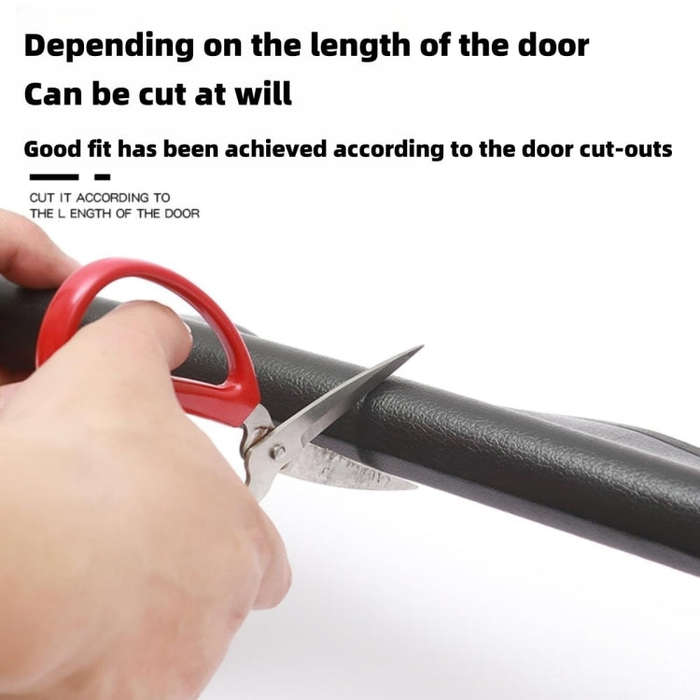 Door Bottom Seal Strip Door Seam Soundproof Windproof Sticker Door Foot Down Gap Self-Adhesive Bl...