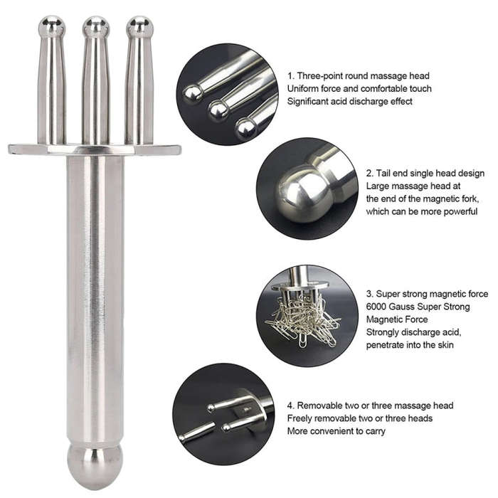 Magnetic Meridian Massage Stick Acid Draining and Lymphatic Beauty Magnetic Therapy Stick