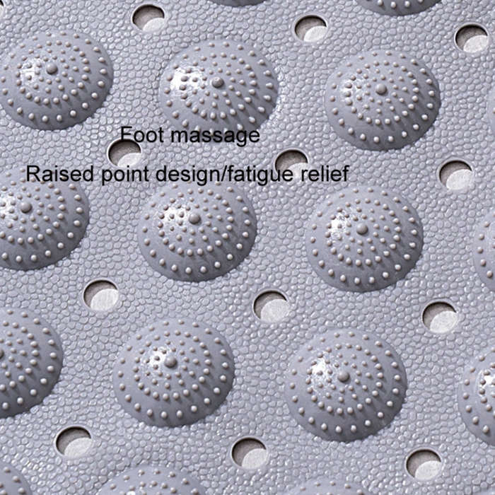 PVC Bathroom Non-slip Mat Thickened Massage Water-proof Foot Mat, 36x68cm, 40x102cm, 58x88cm