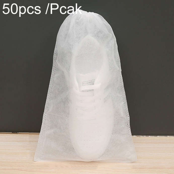 Portable Thickened Non-Woven Anti-Yellowing And Sunscreen Shoe Bag Shoe Storage Bag, 50pcs /Pack ...