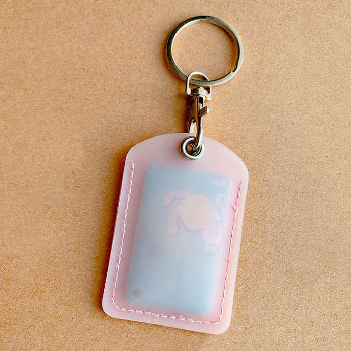 Access Control Elevator Card Holder Proximity Card Protector Keychain With Pull Ring, Water Drop ...