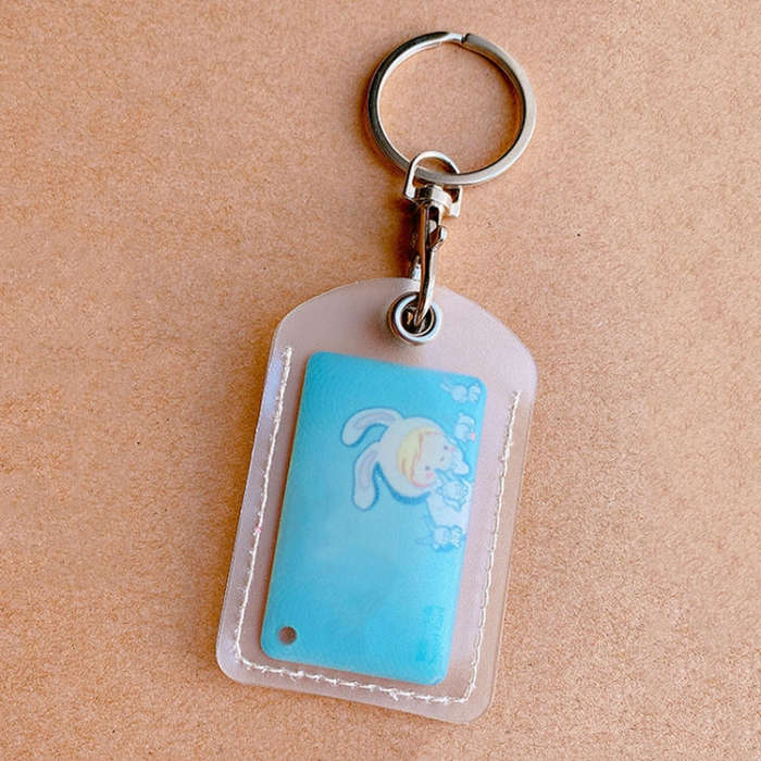Access Control Elevator Card Holder Proximity Card Protector Keychain With Pull Ring, Water Drop ...