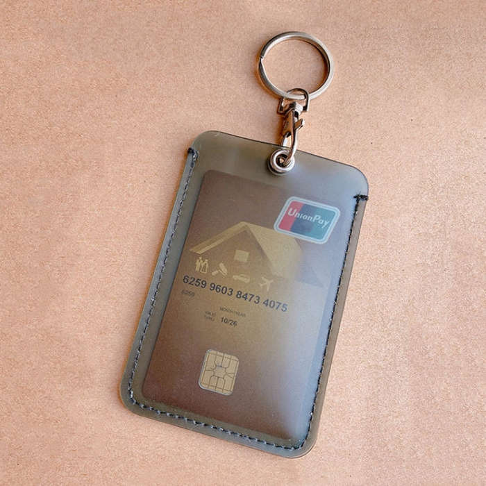 Access Control Elevator Card Holder Proximity Card Protector Keychain With Pull Ring, Water Drop ...