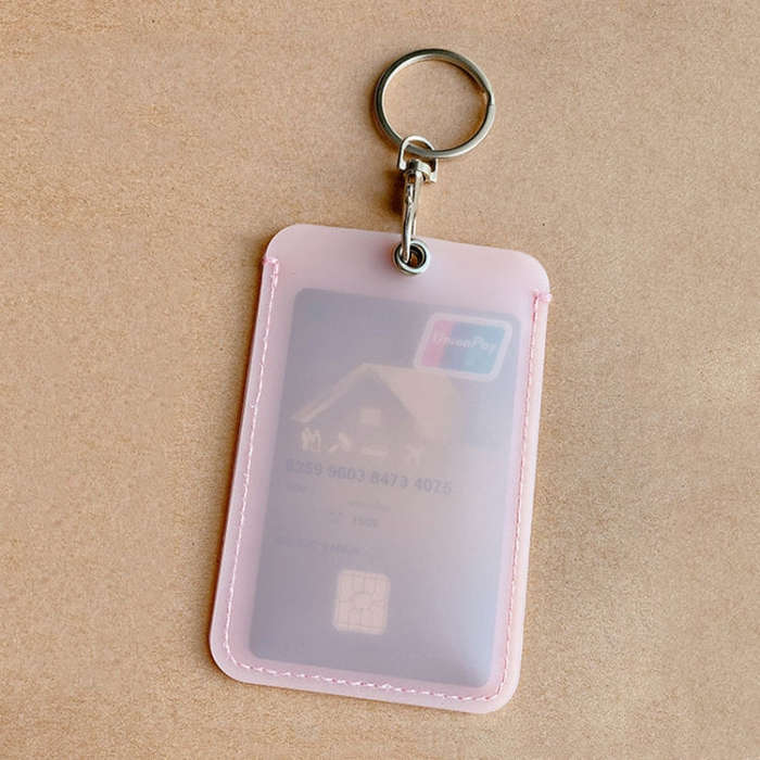 Access Control Elevator Card Holder Proximity Card Protector Keychain With Pull Ring, Water Drop ...
