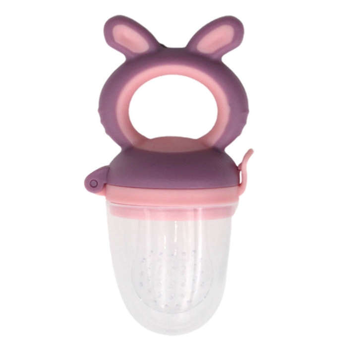Baby Pacifier Fruit And Vegetable Auxiliary Feeder Baby Bites Feeder Nipples, Large Blue, Medium ...