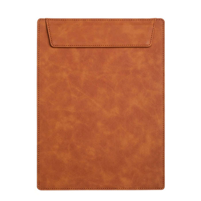PU Leather A4 Clipboards Magnetic File Folder Office Stationery Supplies, Black, Brown, Coffee