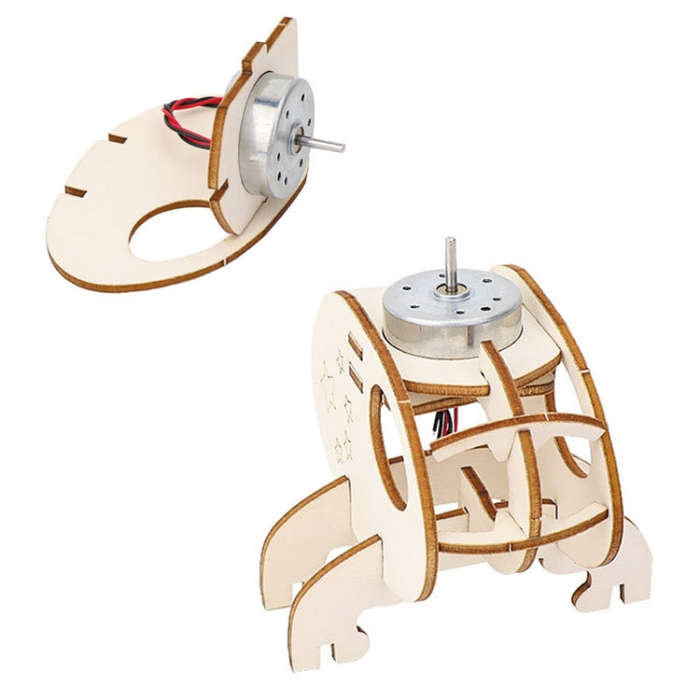DIY Solar Helicopter Technology Small Production Children Wooden Assembled Aircraft Model, DIY So...
