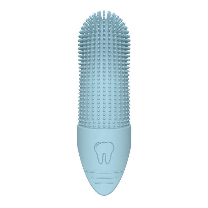 Pet Finger Toothbrush Cats Dogs Silicone Toothbrush Pet Oral Cleaning Care Tool