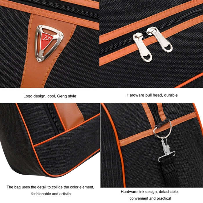 Large Capacity Travel Bag Men Short Trip Handheld Canvas Luggage Bag, Small, Medium, Large