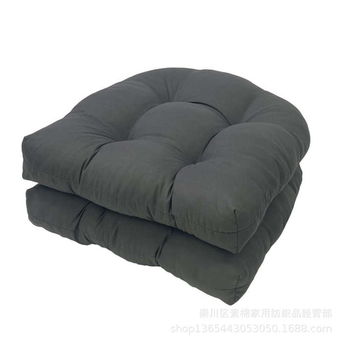 1pair 48 x 48cm Garden Patio Rattan Chair Waterproof Cushion Thick Soft Sofa Cushion