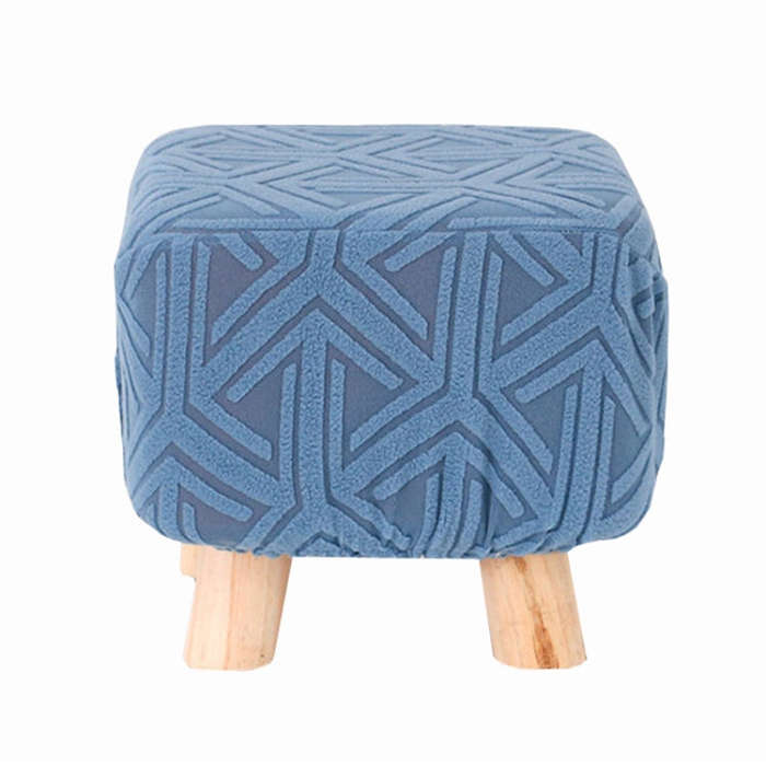Stretch Universal All-Inclusive Stool Cover Household Seat Dust-Proof Protector, Square Orange, S...