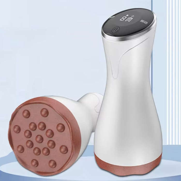Acupuncture Stone Electric Hot Compress Vibrating Massager Whole Body Universal 9-speed Adjustabl...
