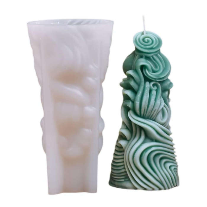 Christmas Tree Aromatherapy Candle Ornaments DIY Silicone Mold, C1 ZL-268-1, C1 ZL-268-2, C1 ZL-2...