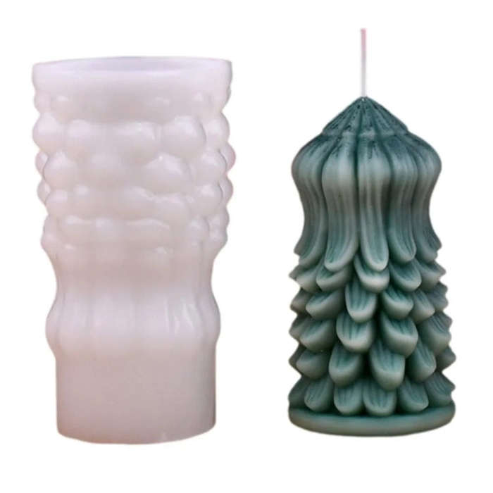 Christmas Tree Aromatherapy Candle Ornaments DIY Silicone Mold, C1 ZL-268-1, C1 ZL-268-2, C1 ZL-2...