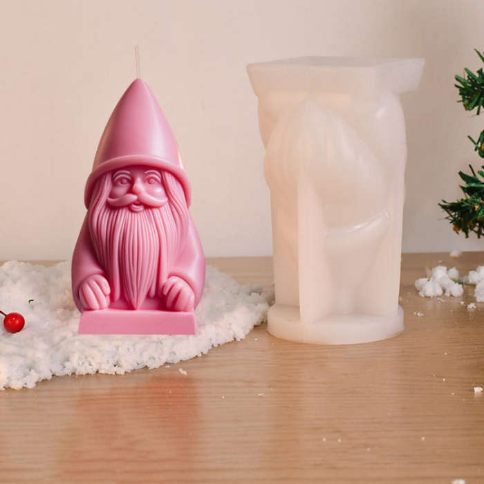 Santa Claus Aromatherapy Candle DIY Silicone Mold, A ZL-79, B ZL-80, C ZL-81, D ZL-82, E ZL-83, F...