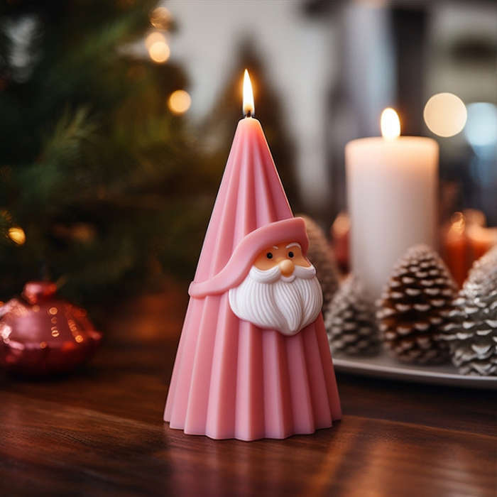Santa Claus Aromatherapy Candle DIY Silicone Mold, A ZL-79, B ZL-80, C ZL-81, D ZL-82, E ZL-83, F...