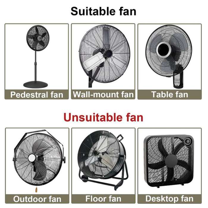 Outdoor Industrial Fan Waterproof and Dustproof Protective Cover, 61 x 19 x 61cm, 78 x 22 x 78cm,...