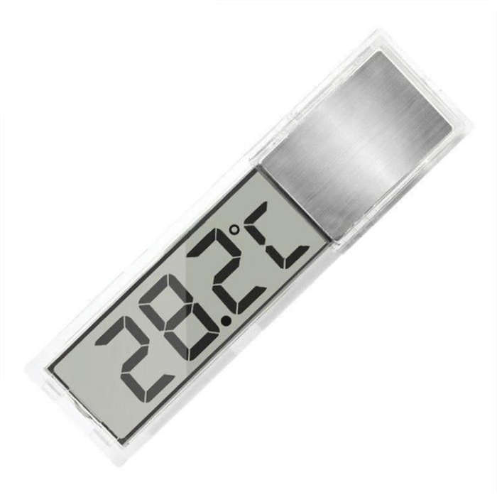 LK-50 Digital Wireless Aquarium Thermometer External LCD Transparent Electronic Water Temperature...