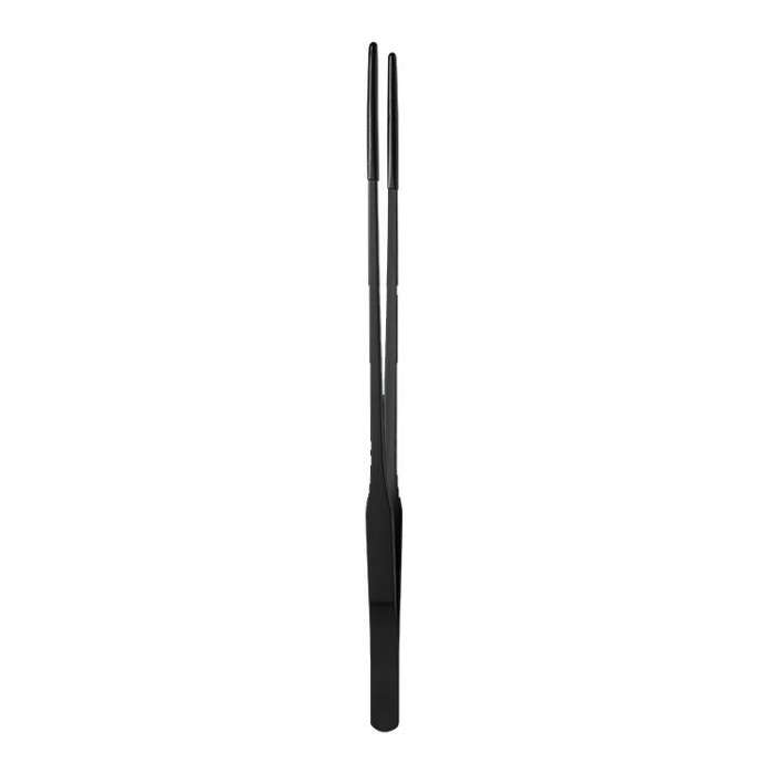 Pet Feeding Tweezers Reptile Pets Feeding Clip Aquascape Tool, Original Color Straight Head, Blac...