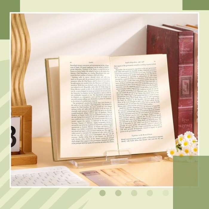Acrylic Photo Frame Book Picture Plate Stand, 1set, 2sets