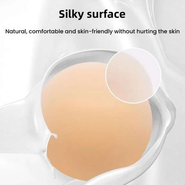 Ultra-thin Invisible Anti-bump Silicone Breast Stickers, 8cm, 10cm, 13cm