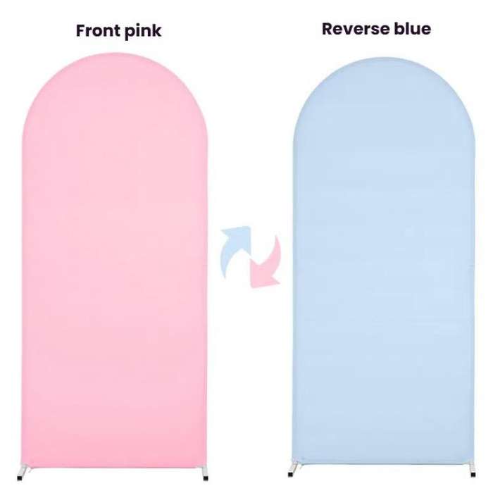 Arch Fabric Cover U Shape Spandex Stretch Cloth Cover Wedding Birthday Party Background Decoratio...