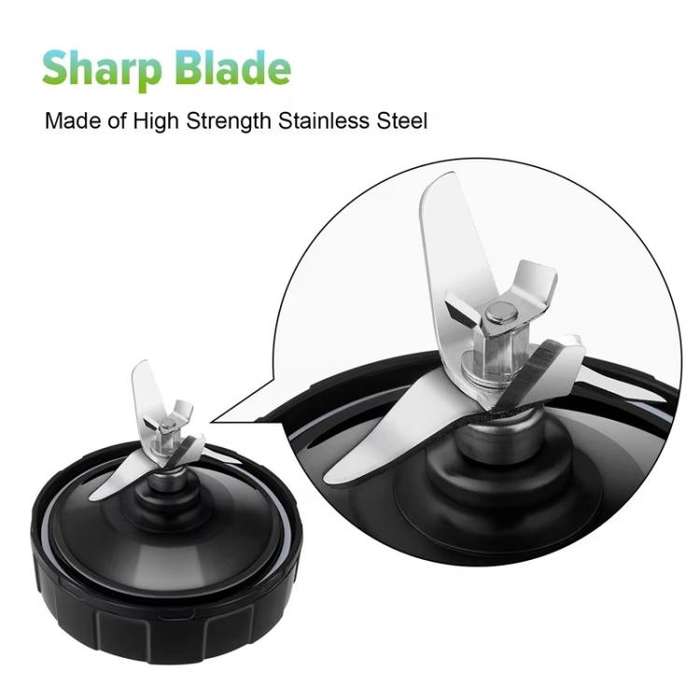 7-Fin Replacement Blade for Ninja Blender Auto iQ Series BL480, BL482, BL642, BL682