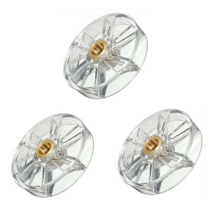 For Nutribullet 600W 900W Blender Juicer Replacement Parts, 3pcs Black Rubber Gear, 3pcs Motor To...