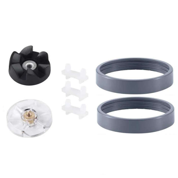 For Nutribullet 600W 900W Blender Juicer Replacement Parts, 3pcs Black Rubber Gear, 3pcs Motor To...