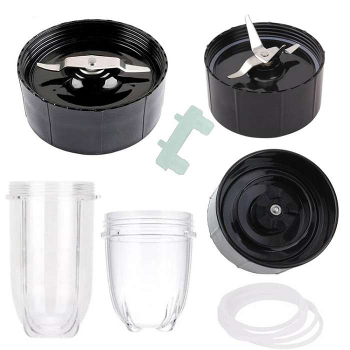 For Magic Bullet 250W Juicer Blender Replacement Parts, Cross Blade, Flat Blade, 12 oz Cup, 16 oz...