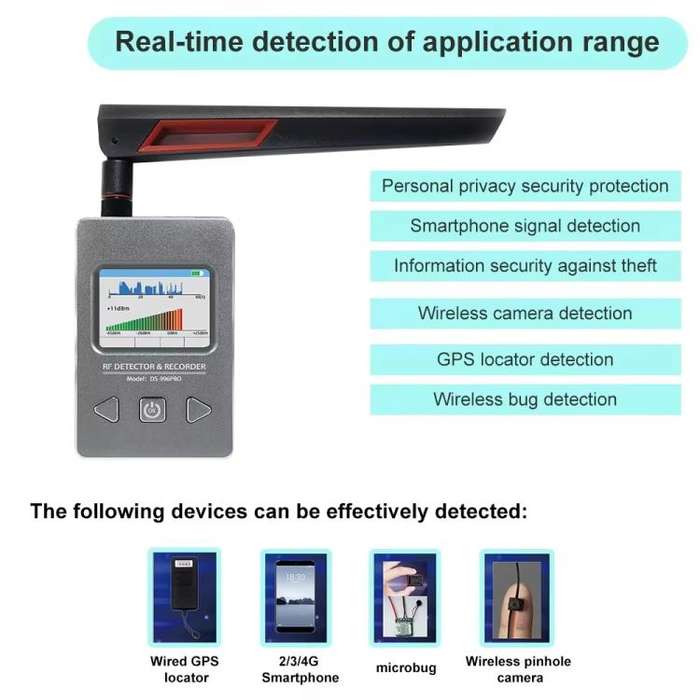 DS-996PRO Car Positioning Monitoring Scanning Detector Wireless Signal Strong Magnetic Tracker De...