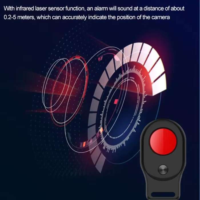 Hotel Anti-Sneak Camera Surveillance Camera Detector Infrared Detection+Laser Detection+Vibration...