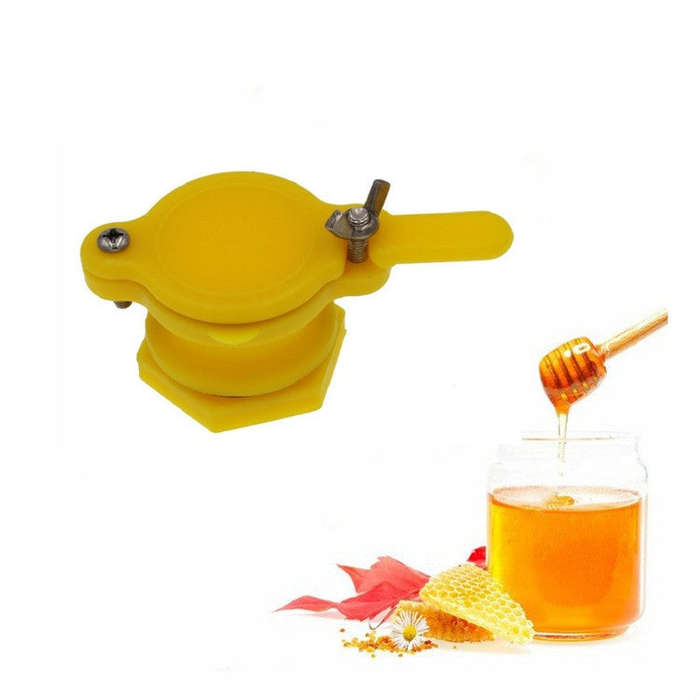 Honey Machine PP Stream Honey Mouth Flow Honey Valve Faucet Beekeeping Tool, Flow Honey Machine