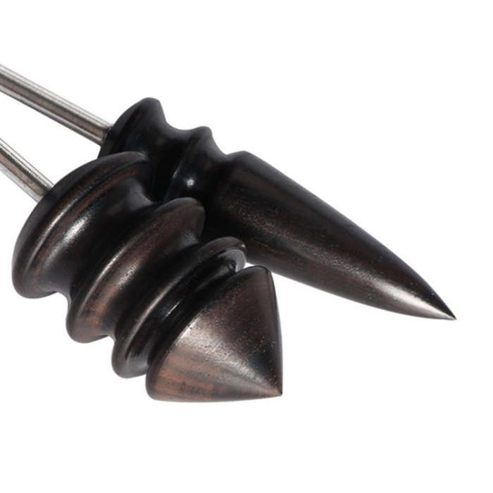 Leather Tool Edge Electric Polishing Slicker Flat Pointed Head Sandalwood Leathers Craft DIY Tool...