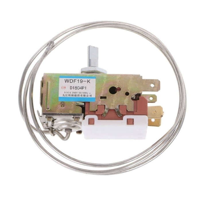 WDF19-K Refrigerator Thermostat 250V Household Metal Temperature Controller Refrigerator Parts, W...