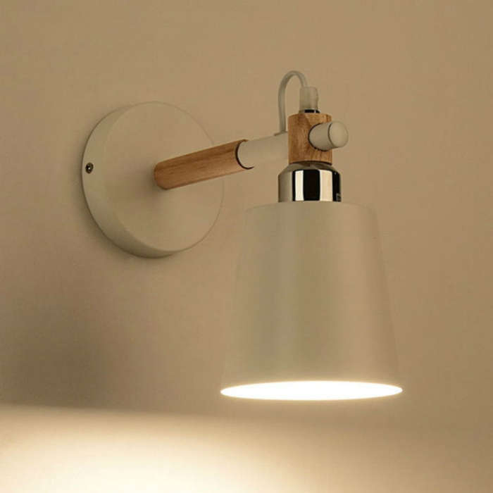 Staircase Aisle Bedside Bedroom Wall Lamp Creative Simple Background Restaurant Oblique Barrel Li...