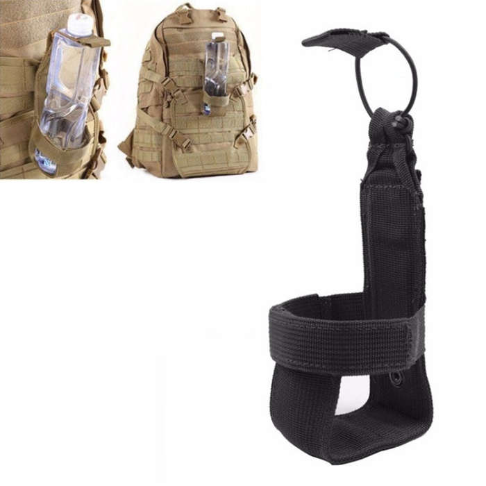 Portable Outdoor Travel Nylon Adjustable Military Cover Holster Kettle Bag Tactical Water Bottle ...