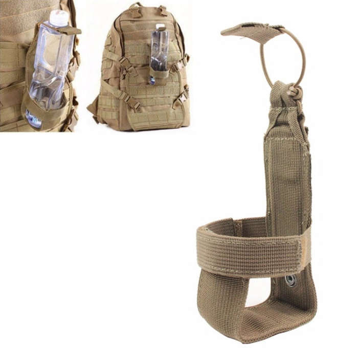 Portable Outdoor Travel Nylon Adjustable Military Cover Holster Kettle Bag Tactical Water Bottle ...