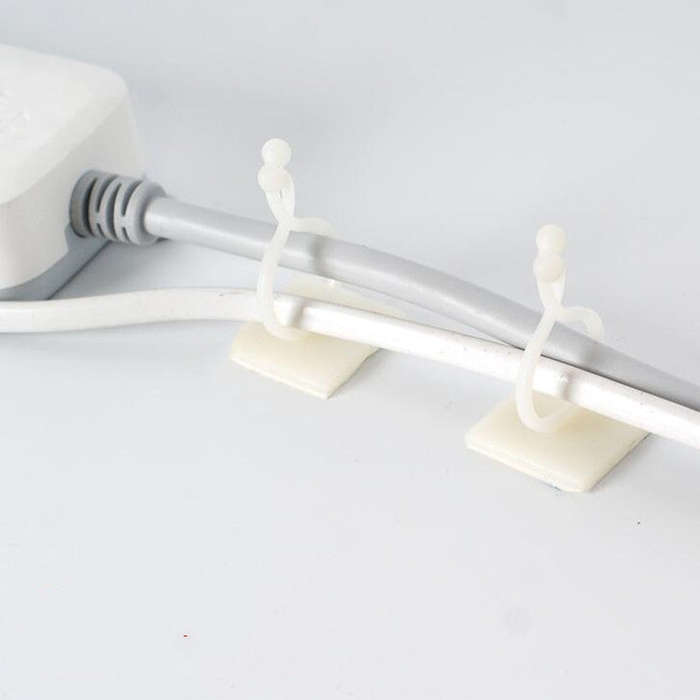 10 PCS Lulu Climbing Wall Fixer Vine Climbing Wall Sticking Hook, 10pcs Small (White), 10pcs Medi...