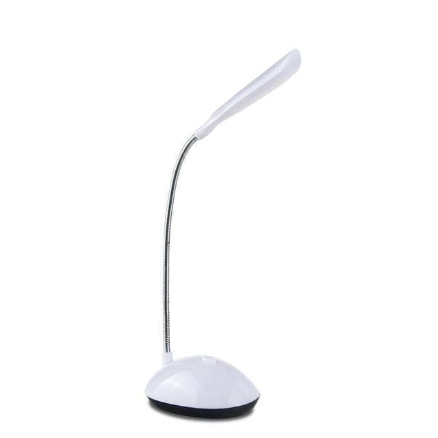 2 PCS Flexible Adjustable Portable Bedroom Reading Desk Lamp LED Night Light for Children, White,...