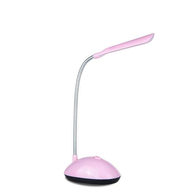 2 PCS Flexible Adjustable Portable Bedroom Reading Desk Lamp LED Night Light for Children, White,...