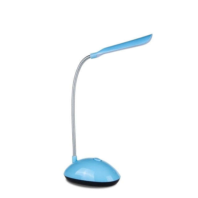 2 PCS Flexible Adjustable Portable Bedroom Reading Desk Lamp LED Night Light for Children, White,...