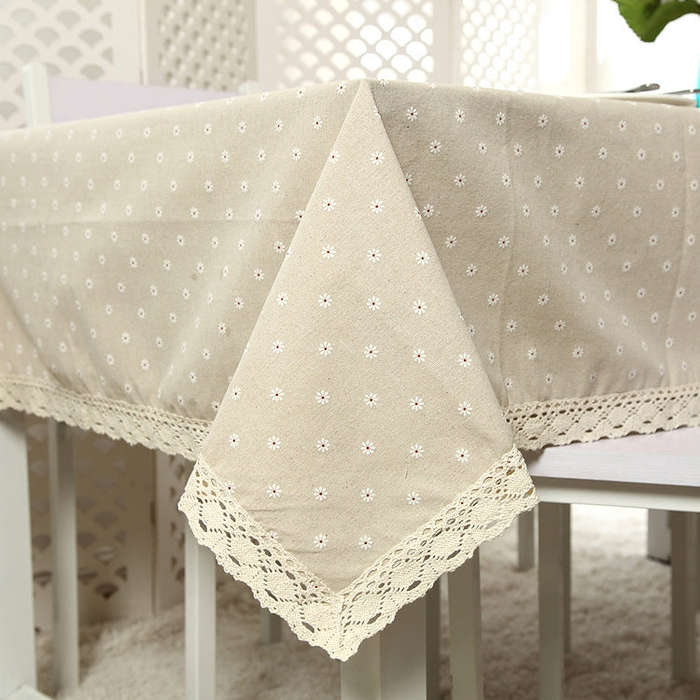 Lace Tablecloth Coffee Table Multifunctional Cover Towel, 90x90cm, 90x140cm, 140x140cm, 140x180cm...