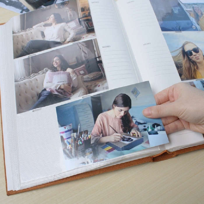 4R 6 inch 300 Sheet Photos 50 Pages Flannel Interstitial Album Creative Christmas Gift Postcard S...