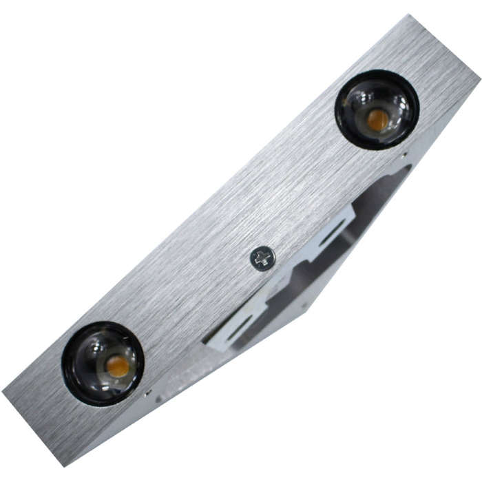 3W Aluminum Triangle Wall Lamp Home Lighting Indoor Outdoor Decoration Light, AC 85-265V, 3W