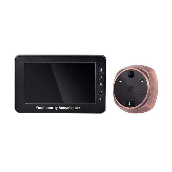 M4300A 4.3 inch Display Screen 3.0MP Camera Video Smart Doorbell, Support TF Card (32GB Max) & Mo...