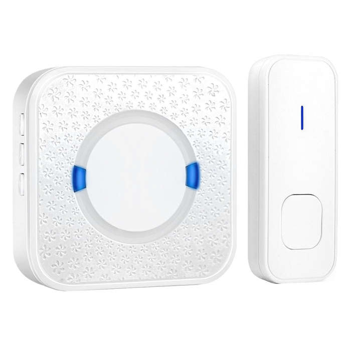 P6-B 110dB Wireless IP55 Waterproof Low Power Consumption WiFi Doorbell Receiver, 53 Music Option...