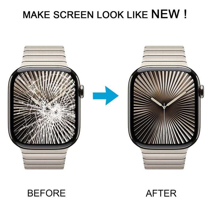 For Apple Watch Series 10 46mm Front Screen Outer Glass Lens with OCA